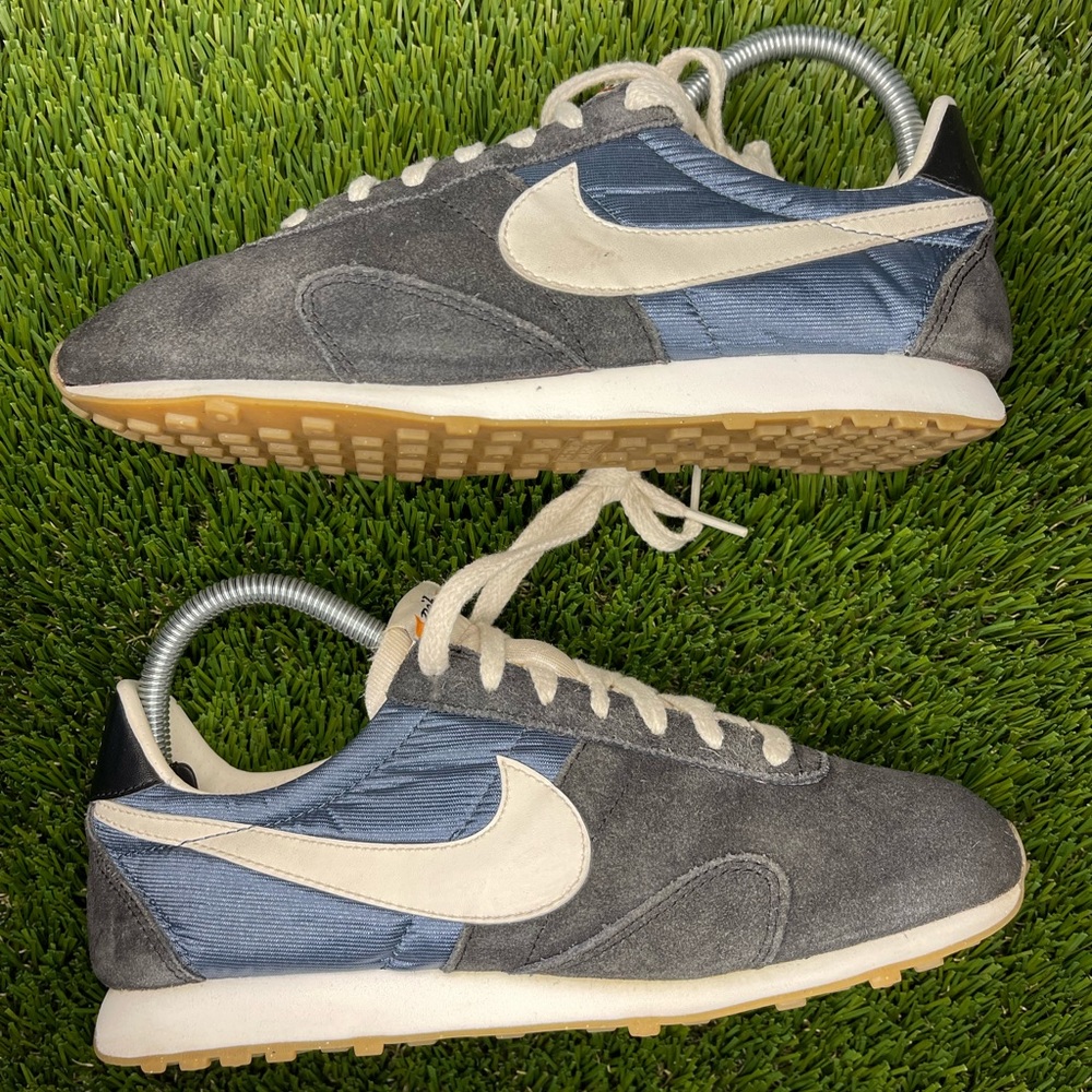 Nike Womens Pre Montreal Racer Run 555258-014 Blue Black Running Shoes Size 7.5